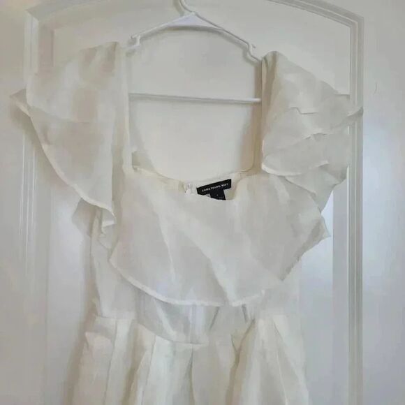 Something Navy Women's Ivory Dress - Picture 6 of 14